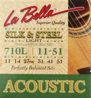 Zdjęcia - Struny La Bella Silk and Steel Acoustic 11-51 