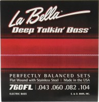 Струни La Bella Flat Wound Stainless Steel Bass 43-104 