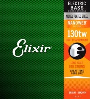 Струни Elixir Electric Bass Nanoweb Nickel Plated Steel Single 130tw 