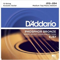 Struny DAddario Phosphor Bronze 12-String 12-54 