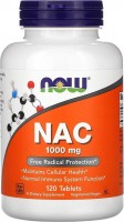Фото - Амінокислоти Now NAC 1000 mg 120 tab 