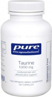 Фото - Амінокислоти Pure Encapsulations Taurine 1000 mg 120 cap 