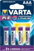 Фото - Акумулятор / батарейка Varta Professional Lithium 4xAAA 