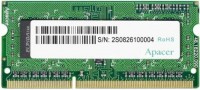 Zdjęcia - Pamięć RAM Apacer DL DDR3 SO-DIMM 1x4Gb DL.04G2K.HAM