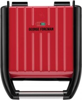 Grill elektryczny George Foreman Compact Steel Grill 25030-56 czerwony