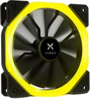 Фото - Система охолодження Vinga LED fan-01 yellow 