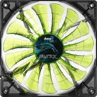 Фото - Система охолодження Aerocool Shark Fan 14cm Green 