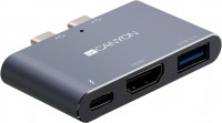 Кардридер / USB-хаб Canyon CNS-TDS01DG 