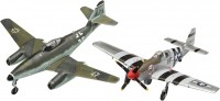 Фото - Збірна модель Revell Me262 and P-51B (1:72) 
