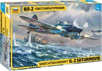 Фото - Збірна модель Zvezda Soviet Attack Aircraft IL-2 Shturmovik (1:48) 