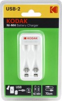 Фото - Зарядка для акумуляторної батарейки Kodak C8001B USB 