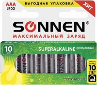 Zdjęcia - Bateria / akumulator SONNEN Super Alkaline  10xAAA