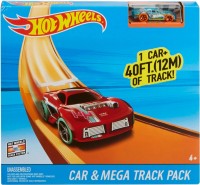 Tor samochodowy / kolejowy Hot Wheels Track Builder Car and Mega Track Pack 