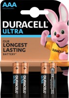 Фото - Акумулятор / батарейка Duracell  4xAAA Ultra MX2400