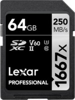 Карта пам'яті Lexar Professional 1667x SDXC 64 ГБ