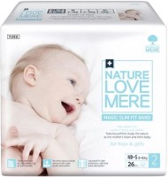 Фото - Підгузки Nature Love Mere Magic Slim Fit Diapers NB-S / 26 pcs 