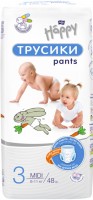 Zdjęcia - Pielucha Bella Baby Happy Pants Midi 3 / 48 pcs 