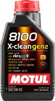 Olej silnikowy Motul 8100 X-Clean Gen2 5W-40 1 l