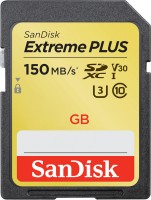 Фото - Карта пам'яті SanDisk Extreme Plus V30 SDXC UHS-I U3 150Mb/s 128 ГБ