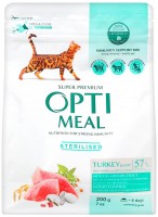 Корм для кішок Optimeal Adult Sterilised with Turkey  200 g