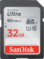 Фото - Карта пам'яті SanDisk Ultra SDHC UHS-I 90MB/s Class 10 32 ГБ