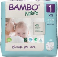 Pielucha Bambo Nature Diapers 1 / 22 pcs 
