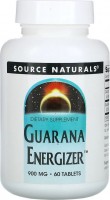 Фото - Спалювач жиру Source Naturals Guarana Energizer 60 tab 60 шт