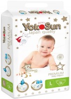 Zdjęcia - Pielucha Yokosun Premium Diapers L / 54 pcs 