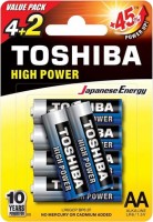 Фото - Акумулятор / батарейка Toshiba High Power  6xAA