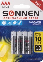 Фото - Акумулятор / батарейка SONNEN Alkaline  4xAAA