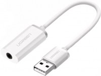 Фото - Звукова карта Ugreen 2in1 USB Audio Adapter 