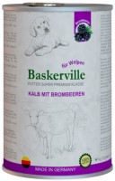 Zdjęcia - Karm dla psów Baskerville Dog Can with Kalb Mit Brombeeren 1 szt.