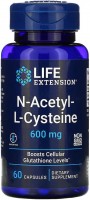 Амінокислоти Life Extension N-Acetyl-L-Cysteine 600 mg 60 cap 