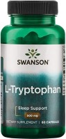 Амінокислоти Swanson L-Tryptophan 500 mg 60 cap 