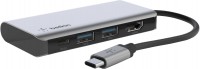 Кардридер / USB-хаб Belkin Connect USB-C 4-in-1 Multiport Adapter 