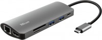Кардридер / USB-хаб Trust Dalyx 7-in-1 USB-C Multiport Adapter 