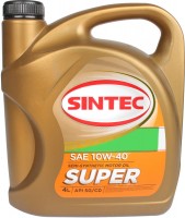 Фото - Моторне мастило Sintec Super 10W-40 4 л