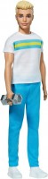 Lalka Barbie 60th Anniversary Doll 2 in Throwback Workout Look with T-Shirt GRB43 