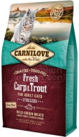 Zdjęcia - Karma dla kotów Carnilove Adult Sterilised with Fresh Carp/Trout  400 g