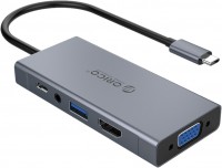 Кардридер / USB-хаб Orico MC-U501P 
