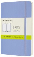 Zdjęcia - Notatnik Moleskine Plain Notebook Pocket Soft Blue 