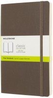 Zdjęcia - Notatnik Moleskine Plain Notebook Large Soft Brown 