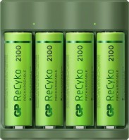 Зарядка для акумуляторної батарейки GP B421 + 4xAA 2100 mAh 