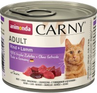 Zdjęcia - Karma dla kotów Animonda Adult Carny Beef/Lamb  0.2 kg 12 pcs