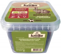 Zdjęcia - Karm dla psów Alpenhof Bavarian Rabbit Sausages 0.45 kg 