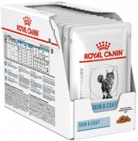 Karma dla kotów Royal Canin Skin and Coat Formula Pouch  12 pcs