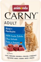 Zdjęcia - Karma dla kotów Animonda Adult Carny Beef/Quinea Fowl  12 pcs