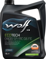 Zdjęcia - Olej silnikowy WOLF Ecotech 0W-20 SP/RC G6 FE 5 l