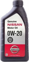 Фото - Моторне мастило Nissan Synthetic Engine Oil 0W-20 1L 1 л