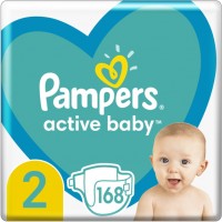 Zdjęcia - Pielucha Pampers Active Baby 2 / 168 pcs 